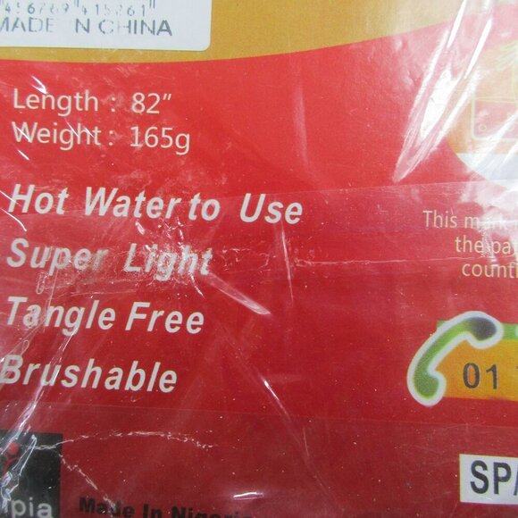 X-Pression Ultra Braid Synthetic Original Hair Extensions Pink 82 Inches - Picture 5 of 5